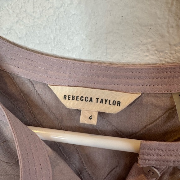 REBECCA TAYLOR ‘Liger’ Silk Long Sleeve Top - Picture 7 of 13